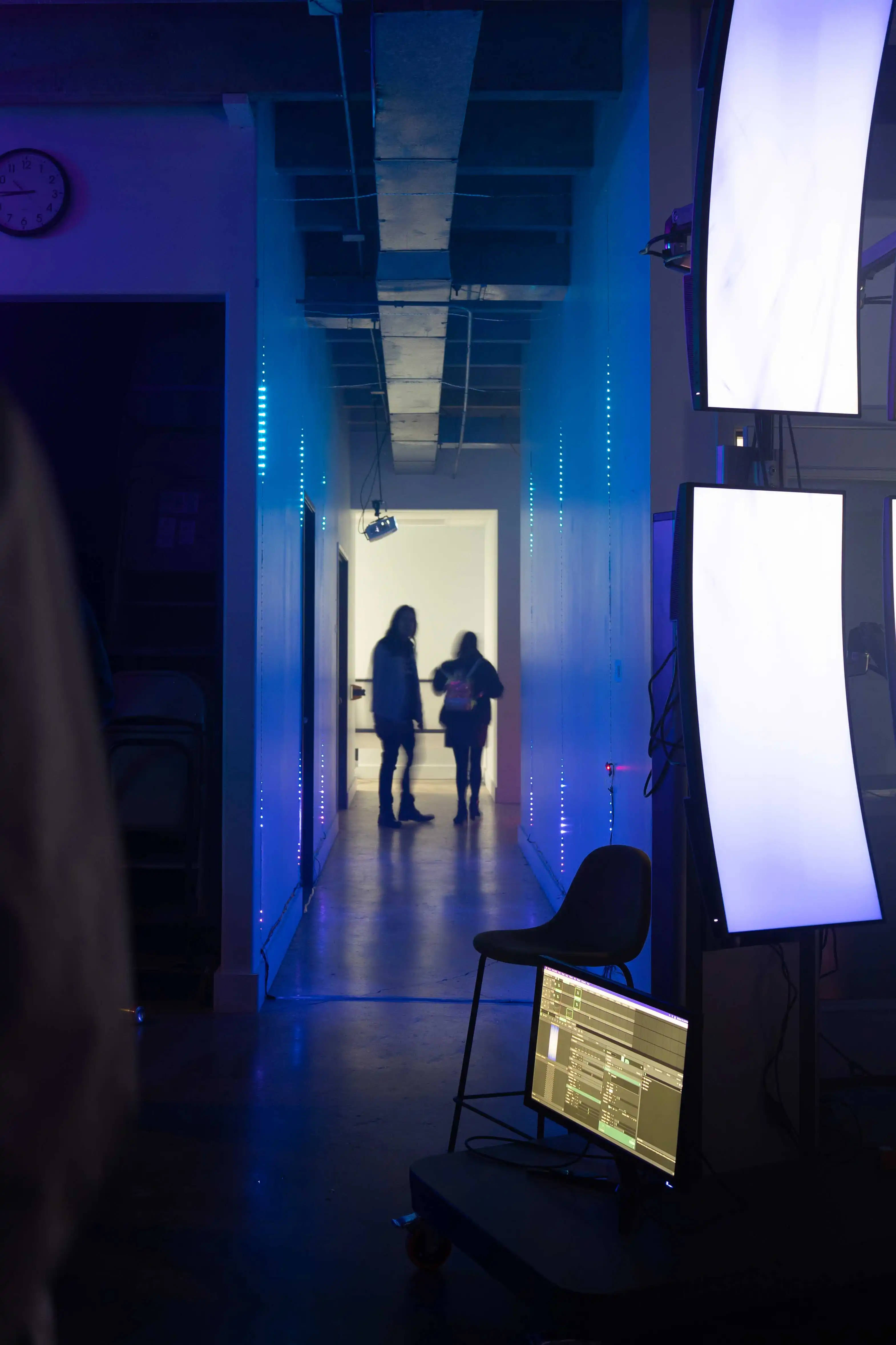 rain animation at dadalab exhibition