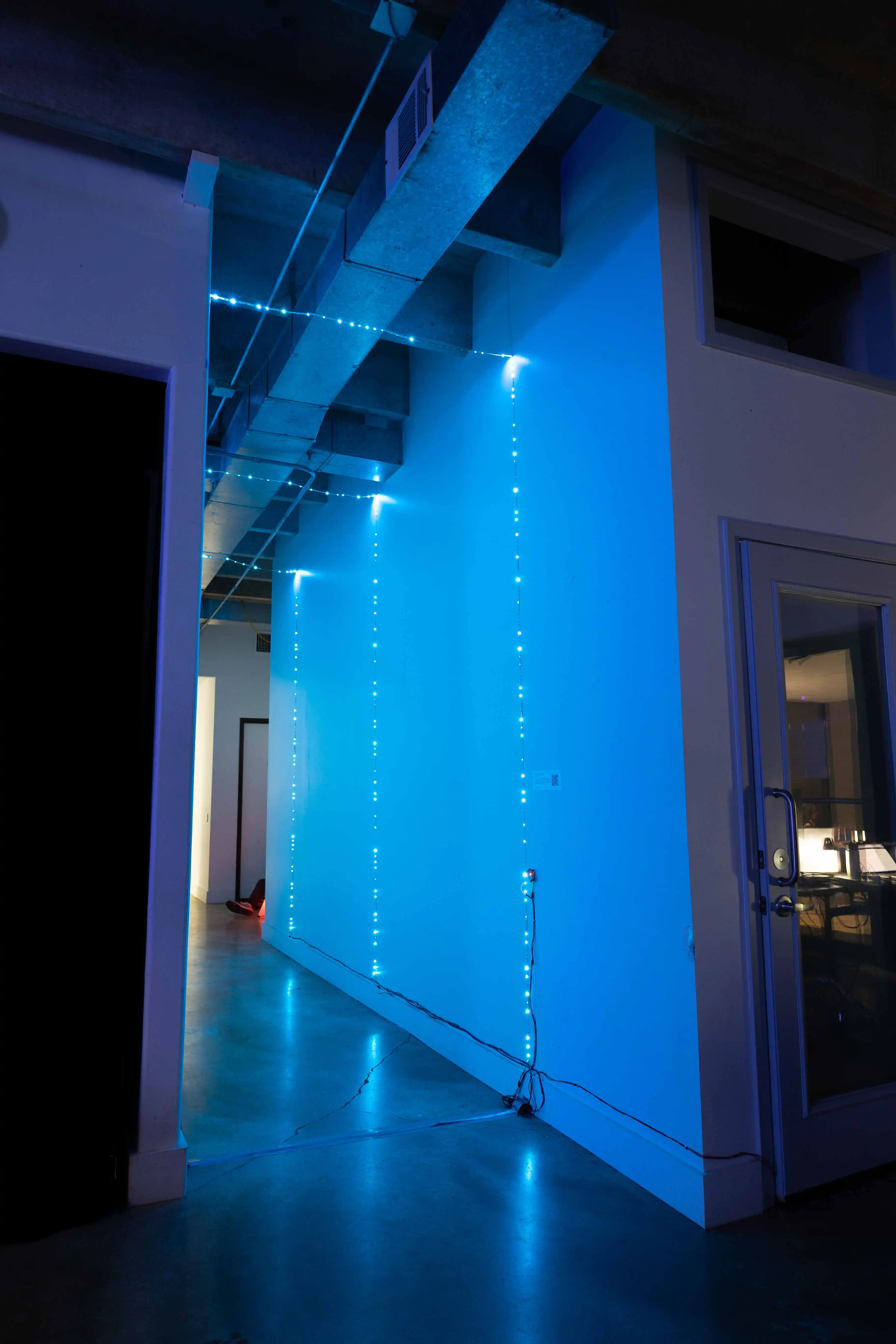 starry night animation at dadalab exhibition